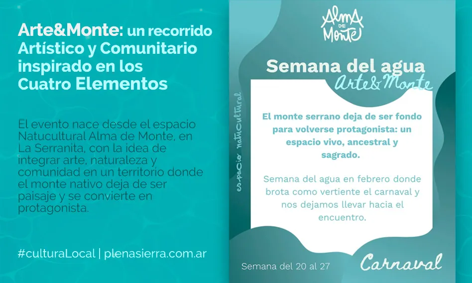 continúa su recorrido elemental con la Semana del Agua, una etapa atravesada por el pulso del carnaval, el movimiento y la celebración compartida
